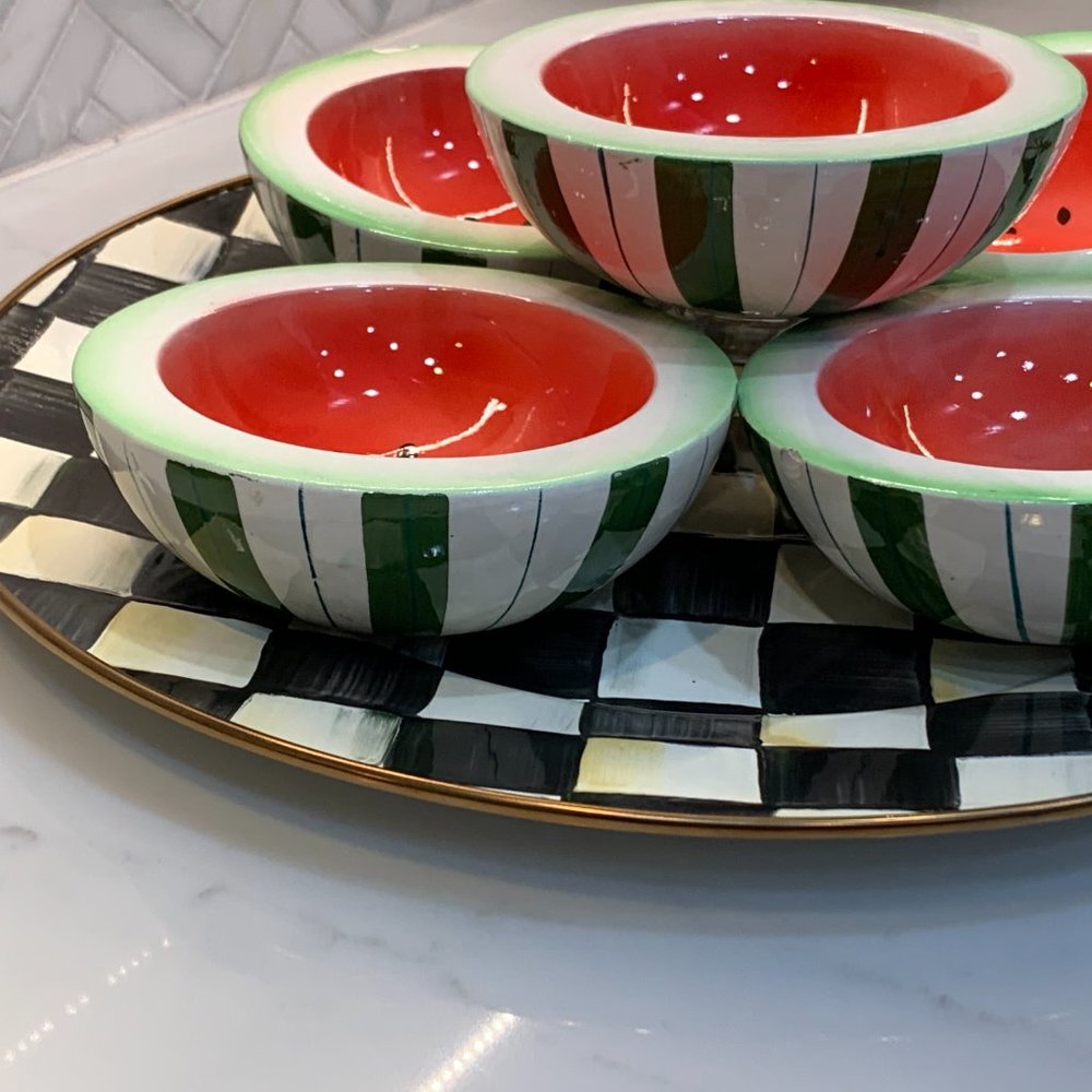 -1960 -'61 Holt Howard Melon Bowl Set: Midcentury Picnic Pop - Picture 2 of 15